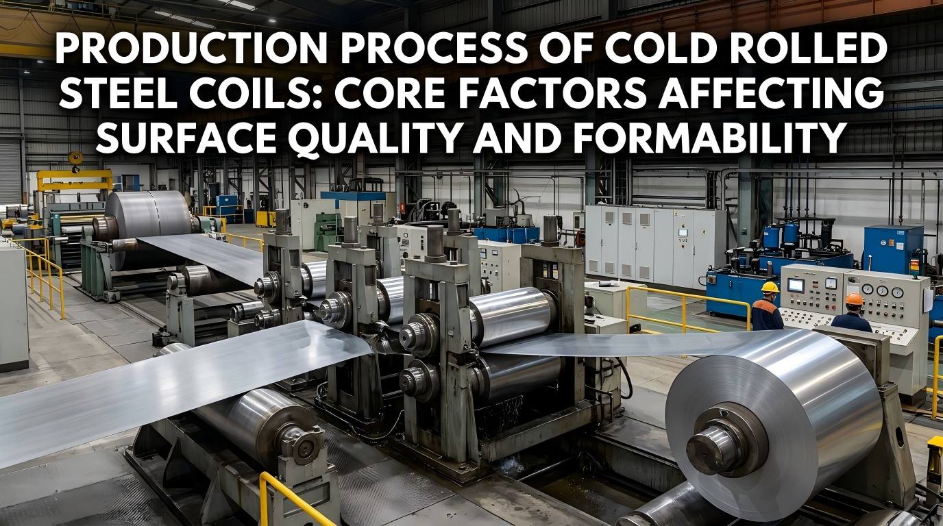 Production Process of Cold Rolled Steel Coils: Core Factors Affecting Surface Quality and Formability
