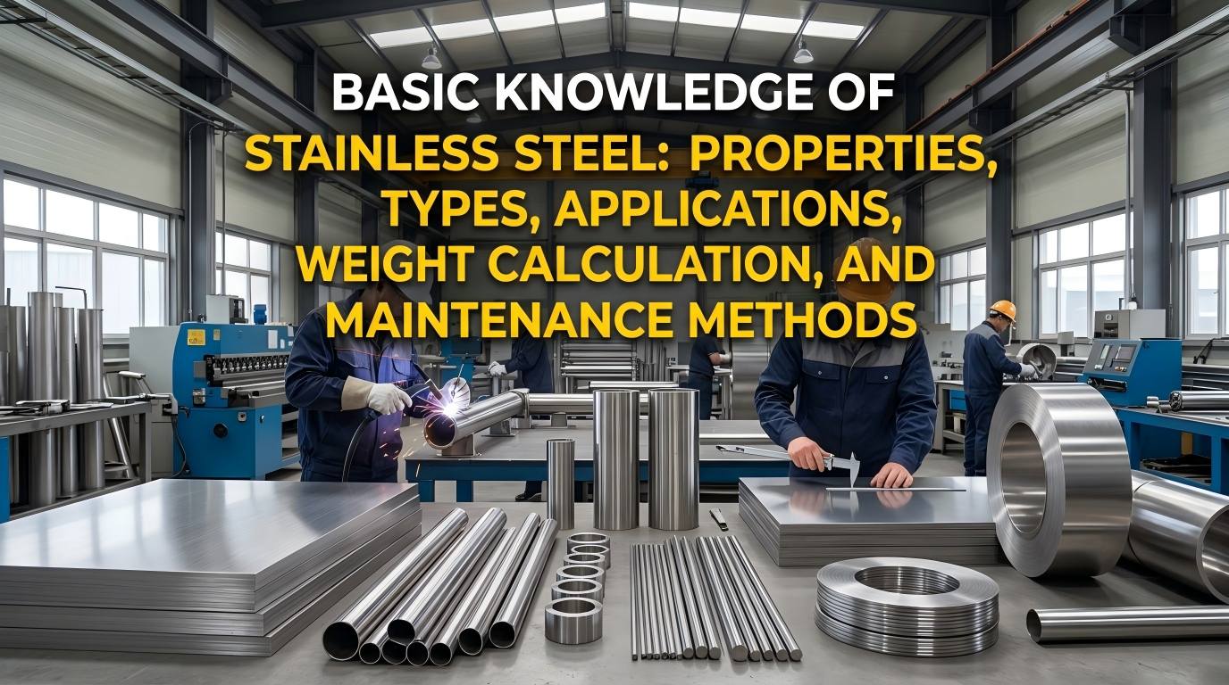 Basic Knowledge of Stainless Steel: Properties, Types, Applications, Weight Calculation and Maintenance Methods
