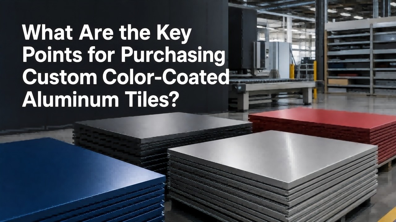 What Are the Key Points for Purchasing Custom Color‑Coated Aluminum Tiles?